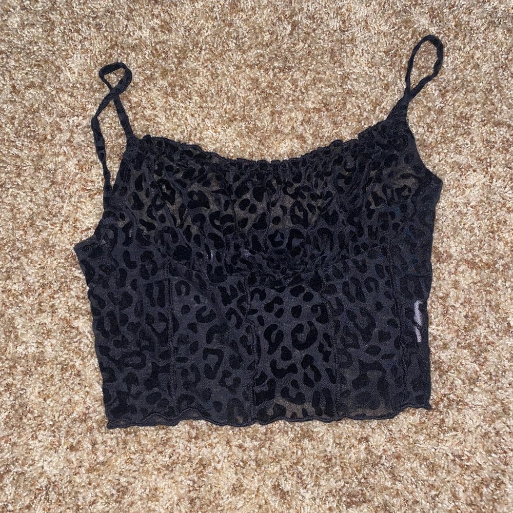 Cheetah and Butterfly Crop Tops